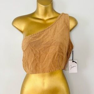 One strap linen top FREE ZARA